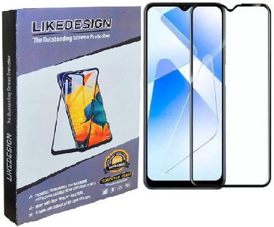 LIKEDESIGN Edge To Edge Tempered Glass for OPPO A55 5G(Pack of 1)