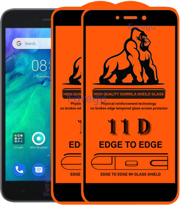 HQ Protection Edge To Edge Tempered Glass for Mi GO(Pack of 2)