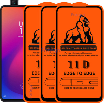 GABZO Edge To Edge Tempered Glass for Mi K20(Pack of 3)