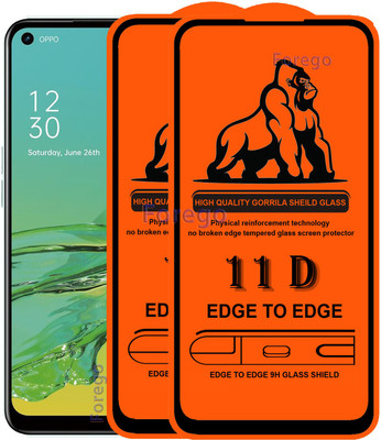 HQ Protection Edge To Edge Tempered Glass for Oppo A33(Pack of 2)