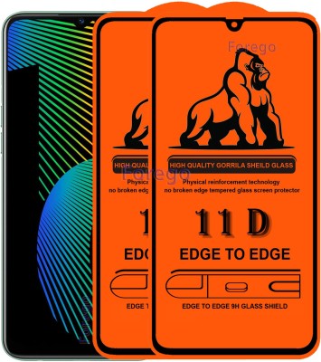 Forego Edge To Edge Tempered Glass for Realme Narzo 10(Pack of 2)