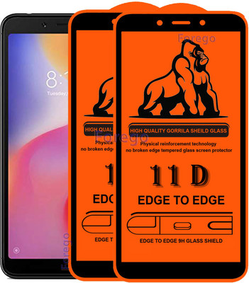 GABZO Edge To Edge Tempered Glass for Tecno pova 2(Pack of 2)