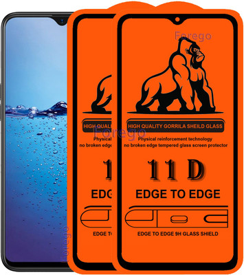 HQ Protection Edge To Edge Tempered Glass for Oppo F9(Pack of 2)