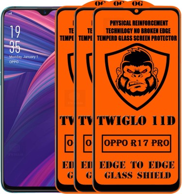 TWIGLO Edge To Edge Tempered Glass for OPPO R17 PRO(Pack of 3)