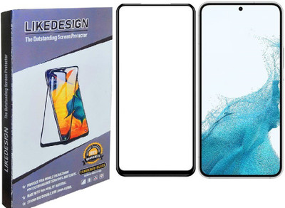LIKEDESIGN Edge To Edge Tempered Glass for SAMSUNG Galaxy S22 5G, SAMSUNG Galaxy S23 5G(Pack of 1)