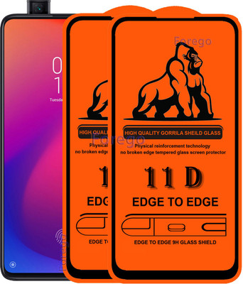 HQ Protection Edge To Edge Tempered Glass for Mi K20(Pack of 2)