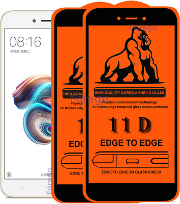 HQ Protection Edge To Edge Tempered Glass for Mi Redmi 5A(Pack of 2)