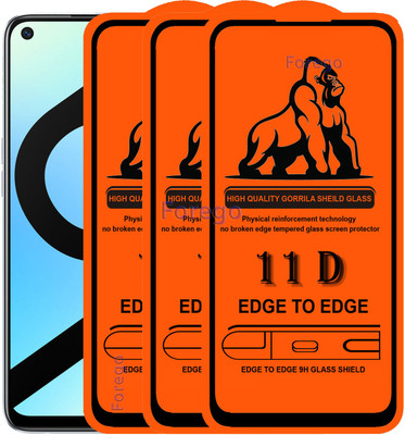 HQ Protection Edge To Edge Tempered Glass for Realme 6i(Pack of 3)