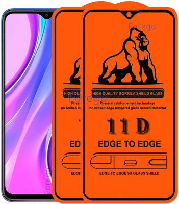 GABZO Edge To Edge Tempered Glass for Tecno Pova 2(Pack of 2)