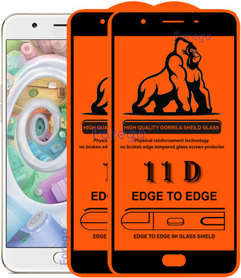 Forego Edge To Edge Tempered Glass for Oppo F1s(Pack of 2)