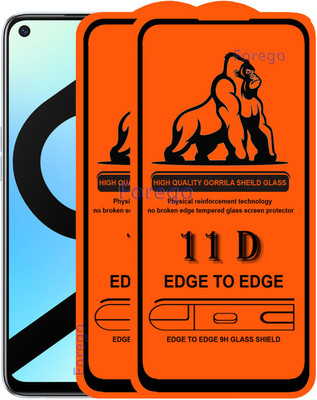 HQ Protection Edge To Edge Tempered Glass for Realme 6i(Pack of 2)