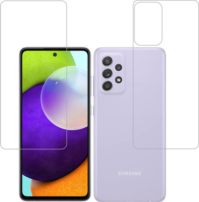 Vatsin Front and Back Tempered Glass for Samsung Galaxy A73 5G(Pack of 2)
