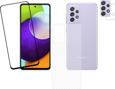 Ten To 11 Front and Back Tempered Glass for Samsung Galaxy A53 5G, Samsung Galaxy A53 5G (Back Carbon Fiber)(Pack of 3)