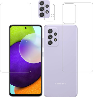 Vatsin Front and Back Tempered Glass for Samsung Galaxy A53 5G(Pack of 3)