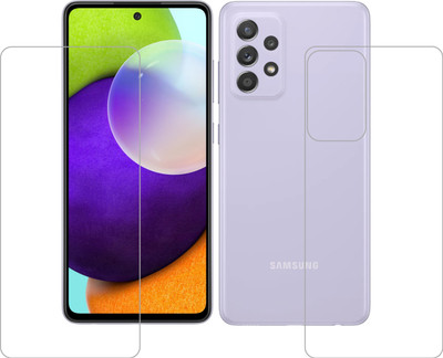 Ten To 11 Front and Back Tempered Glass for Samsung Galaxy A73 5G(Pack of 2)