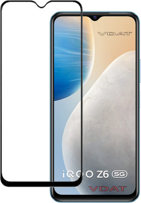 VDAT Tempered Glass Guard for IQOO Z6 5G, IQOO Z6, vivo IQOO Z6 5G(Pack of 1)