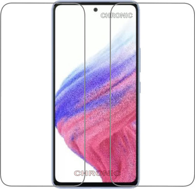 Chronic Tempered Glass Guard for SAMSUNG Galaxy A53, SAMSUNG Galaxy A53 5G(Pack of 2)