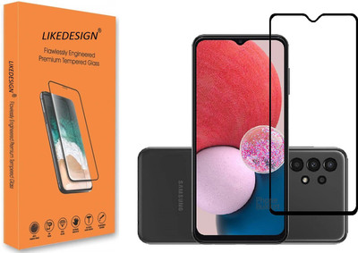 ASVALBUY Edge To Edge Tempered Glass for SAMSUNG Galaxy A13(Pack of 1)