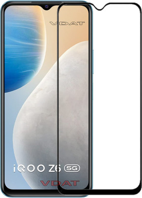 VDAT Tempered Glass Guard for IQOO Z6 5G, IQOO Z6, vivo IQOO Z6 5G(Pack of 1)