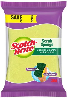 Scotch-Brite Scrub Sponge(Large, Pack of 2)