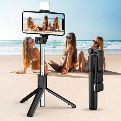 IMMUTABLE Bluetooth Selfie Stick(Black, Remote Included)