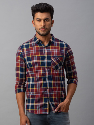 Spykar Men Checkered Casual Multicolor Shirt