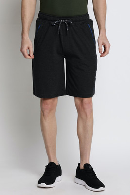 VAN HEUSEN Solid Men Grey Regular Shorts