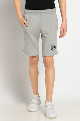 VAN HEUSEN Solid Men Grey Regular Shorts