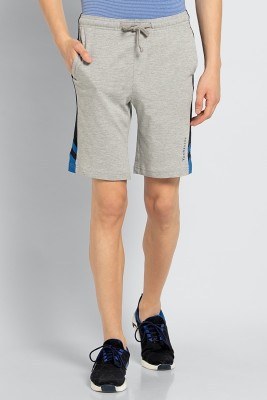 VAN HEUSEN Solid Men Grey Regular Shorts