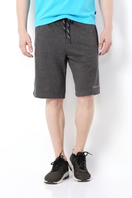 VAN HEUSEN Solid Men Grey Regular Shorts