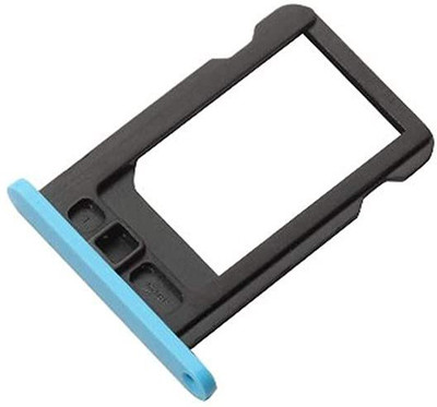 SPAREWARE Sim Card Tray(Compatible With IPHONE 5C BLUE)