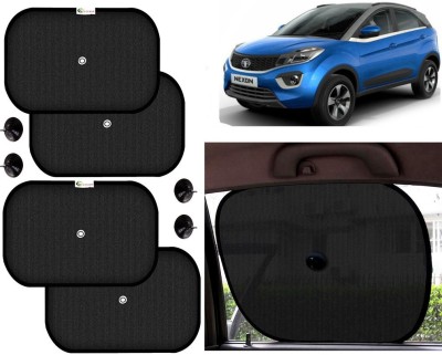 Selifaur Side Window Sun Shade For Tata Nexon(Black)