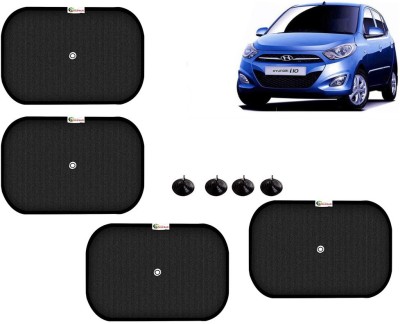 Selifaur Side Window Sun Shade For Hyundai i10(Black)