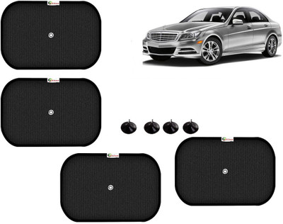 Selifaur Side Window Sun Shade For Mercedes Benz C250(Black)