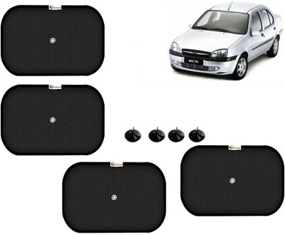 Selifaur Side Window Sun Shade For Ford Ikon(Black)