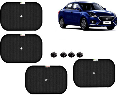 Selifaur Side Window Sun Shade For Maruti Suzuki Swift Dzire(Black)