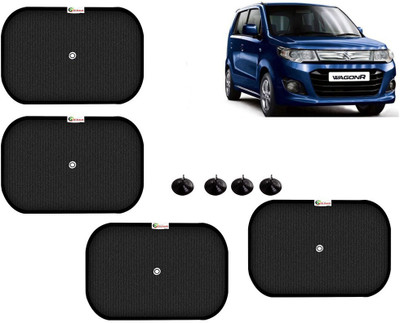 Selifaur Side Window Sun Shade For Maruti Suzuki WagonR(Black)