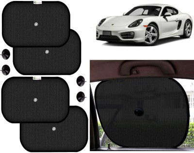 Selifaur Side Window Sun Shade For Porsche Cayman(Black)