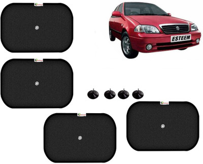 Selifaur Side Window Sun Shade For Maruti Suzuki Esteem(Black)
