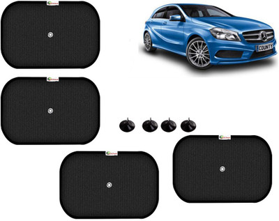 Selifaur Side Window Sun Shade For Mercedes Benz A180(Black)