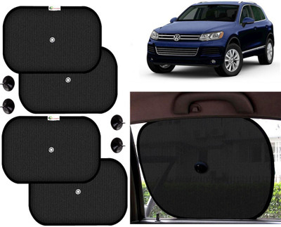 Selifaur Side Window Sun Shade For Volkswagen Touareg(Black)