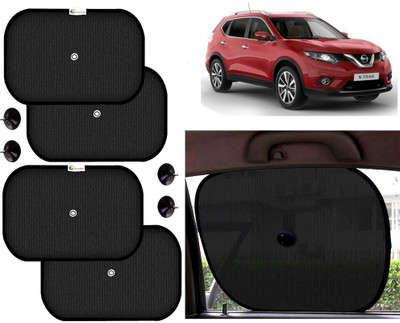 Selifaur Side Window Sun Shade For Nissan X-Trail(Black)