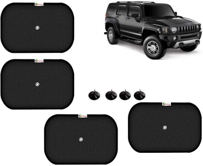 Selifaur Side Window Sun Shade For HM Hummer H3(Black)