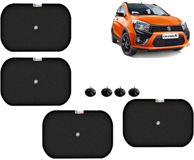 Selifaur Side Window Sun Shade For Maruti Suzuki Celerio(Black)