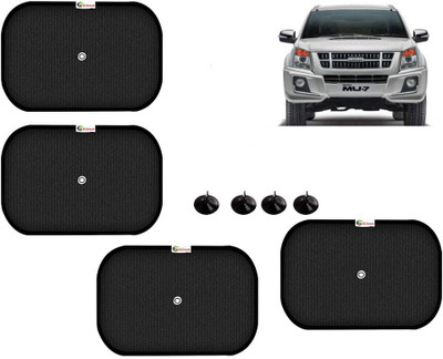 Selifaur Side Window Sun Shade For Isuzu MU-7 -2014(Black)