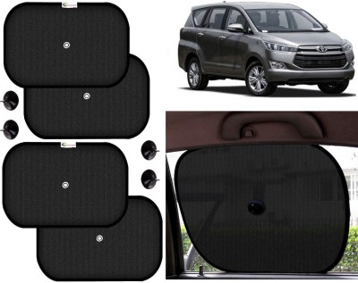 Selifaur Side Window Sun Shade For Toyota Innova Crysta(Black)