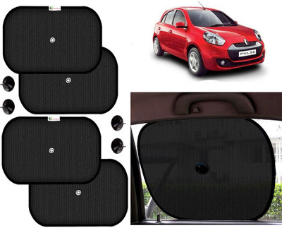 Selifaur Side Window Sun Shade For Renault Pulse(Black)