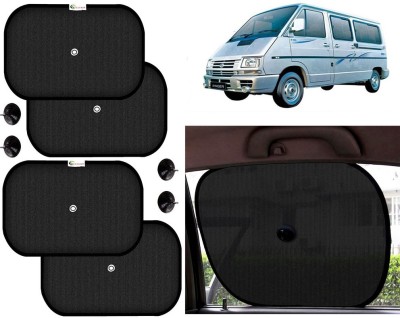 Selifaur Side Window Sun Shade For Tata Winger(Black)