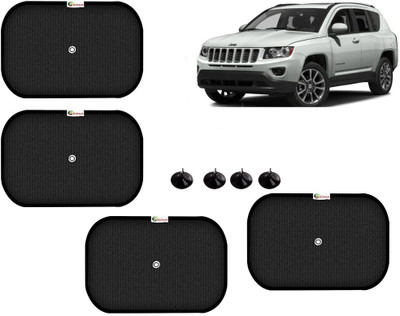 Selifaur Side Window Sun Shade For Jeep Compass(Black)