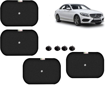 Selifaur Side Window Sun Shade For Mercedes Benz C220(Black)